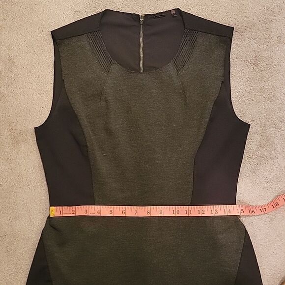 Elie Tahari black/Grey sheath dress - Picture 6 of 11